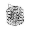 Nemco 66791-1 Heavy Gauge 18in Diameter 4-Tier Wire Rack System 
