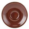 Tuxton China Inc GAR-086 Artisan 5in Diameter Red Rock Ceramic Espresso Saucer - 2dz 