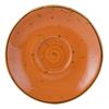 Tuxton China Inc GGC-086 Artisan Geode 5in Dia. Coral Porcelain Espresso Saucer - 2dz 