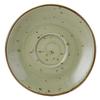 Tuxton China Inc GGO-086 Artisan Geode 5in Diameter Olive Porcelain Saucer - 2dz 