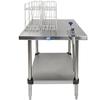 Edlund EDCS-11M 24in x 24in Stainless Steel Mobile Can Opening Station 