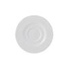 Tuxton China Inc SCE-050 Charleston 5in Dia. Porcelain White Espresso Saucer - 3dz 