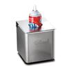 Edlund CSR-016W Stainless Steel 1/6 Pan Cold Pan Box with White Plastic Insert 