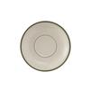 Tuxton China Inc TGB-036 Green Bay 5in Dia. Amer White with Green Band Demitasse Saucer 