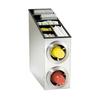 Dispense-Rite CTC-L-2SS Stainless Steel 8.4in x 23.5in Cup Dispensing Cabinet 