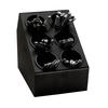 Dispense-Rite CTSH-6BT Black Polystyrene 6-Compartment Flatware Organizer 