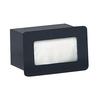 Dispense-Rite FMN-2 Black Acrylic 8.5in x 5.5in Built-In Napkin Dispenser 