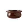 Tuxton China Inc BAS-1203 DuraTux 12oz Caramel Ceramic Onion Soup Crock - 1dz 