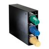 Dispense-Rite PL-CT-3BT Black Polystyrene 5.5in x 20.25in Cup Dispensing Cabinet 