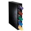 Dispense-Rite PL-CT-5BT Black Polystyrene 5.5in x 20.25in Cup Dispensing Cabinet 
