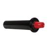 Dispense-Rite SLR-2F 22in Black Plastic Spring Loaded In-Counter Cup Dispenser 