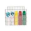 Dispense-Rite WR-CC-22 Stainless Steel Wire 22in x 5.5in Cup Organizer Rack 