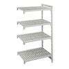 Cambro CPA243672V4480 Camshelving Premium 4-Tier 24"W x 36"L x 72"H Add-On Unit 