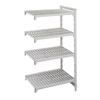 Cambro CPA244272V4480 Camshelving Premium 4-Tier 24"W x 42"L x 72"H Add-On Unit 