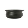Tuxton China Inc DBS-1203 DuraTux 12oz Matte Black Ceramic Onion Soup Crock - 1dz 
