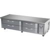 Victory Refrigeration CBR84HC 84in Two-Section 4 Drawer Refrigerated Chef Base 