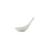 Tuxton China Inc GZP-706 TuxTrendz 5/8oz Porcelain White Oval Tasting Spoon - 2dz 