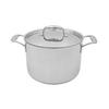Tuxton China Inc RTDHL2561 TUXCLAD 8qt Tri-Ply Sauce/Stock Pot with Lid 