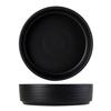 Tuxton China Inc VBB-210S Zion 21oz Matte Black Ceramic Tortilla Holder/Bowl - 1dz 