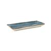 Tuxton China Inc GGE-550 Artisan Geode 11-5/8in Azure Ceramic Rectangular Tray - 1dz 