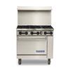 Imperial ER-4 Elements 24in Wide 4 Burner Gas Range with Standard Oven 