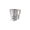 Duke Manufacturing CP1-SB-DC-D Refrigerated 1 Section Drop-In Cold Food Pan with Drain 