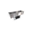Duke Manufacturing CP2-SL-DC-D Refrigerated 2 Pan Drop-In Slimline Cold Food Pan with Drain 