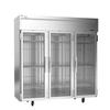 Victory Refrigeration VEFSA-3D-GD-HC Elite™ 69.1cuft Three-Section Reach-In Freezer 