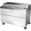 Victory Refrigeration VMCF58-1-S-HC 58in 22.56cuft Forced Air Flat Top School Milk Cooler 