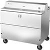 Victory Refrigeration VMCFD49-1-S-HC 49in 18.72cuft Forced Air Dual Access School Milk Cooler 