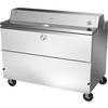 Victory Refrigeration VMCFD58-1-S-HC 58in 22.54cuft Forced Air Dual Access School Milk Cooler 
