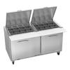 Victory Refrigeration VSP60HC-24B UltraSpec™ 60in Two-Section Sandwich Prep Table 