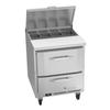 Victory Refrigeration VSPD27HC-12B-2 UltraSpec™ 27in Stainless Steel Sandwich Prep Table 