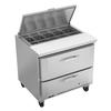 Victory Refrigeration VSPD36HC-10-2 UltraSpec™ 36in Stainless Steel Sandwich Prep Table 