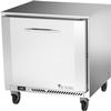 Victory Refrigeration VUF32HC 32in One-Section Rear Mounted Undercounter Freezer 