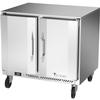 Victory Refrigeration VUF36HC 36in Two-Section Undercounter Freezer 