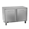 Victory Refrigeration VUF48HC 48in Two-Section Undercounter Freezer 