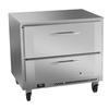 Victory Refrigeration VUFD36HC-2 36in One-Section 2 Drawer Undercounter Freezer 