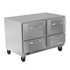 Victory Refrigeration VUFD48HC-4 48in Two-Section 4 Drawer Undercounter Freezer 