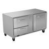 Victory Refrigeration VUFD60HC-2 60in Two-Section 2 Drawer Undercounter Freezer 