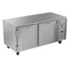 Victory Refrigeration VUR67HC 67in Two-Door Undercounter Side Mounted Refrigerator 