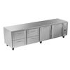 Victory Refrigeration VURD119HC-4 119in Four-Section 4 Drawer Undercounter Refrigerator 