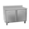 Victory Refrigeration VWR48HC 48in Two-Section Double Door Worktop Refrigerator 
