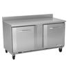 Victory Refrigeration VWR60HC 60in Two-Section Double Door Worktop Refrigerator 