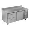 Victory Refrigeration VWRD67HC-2 67in Two-Section 2 Drawer Worktop Refrigerator 