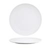 Front of the House DDP057WHP22 Canvas 9in Diameter Porcelain Round Plate - 6 per Case 