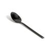 Front of the House FCS018BKS23 Jasper 6in Matte Black Stainless Steel Demitasse Spoon - 1dz 