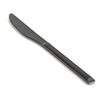 Front of the House FDK007BKS23 Jasper 9in Matte Black Stainless Steel Dinner Knife - 1dz 