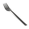 Front of the House FDF007BKS23 Jasper 8.25in Matte Black Stainless Steel Dinner Fork - 1dz 