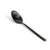 Front of the House FTS018BKS23 Jasper 7in Matte Black Stainless Steel Tea Spoon - 1dz 